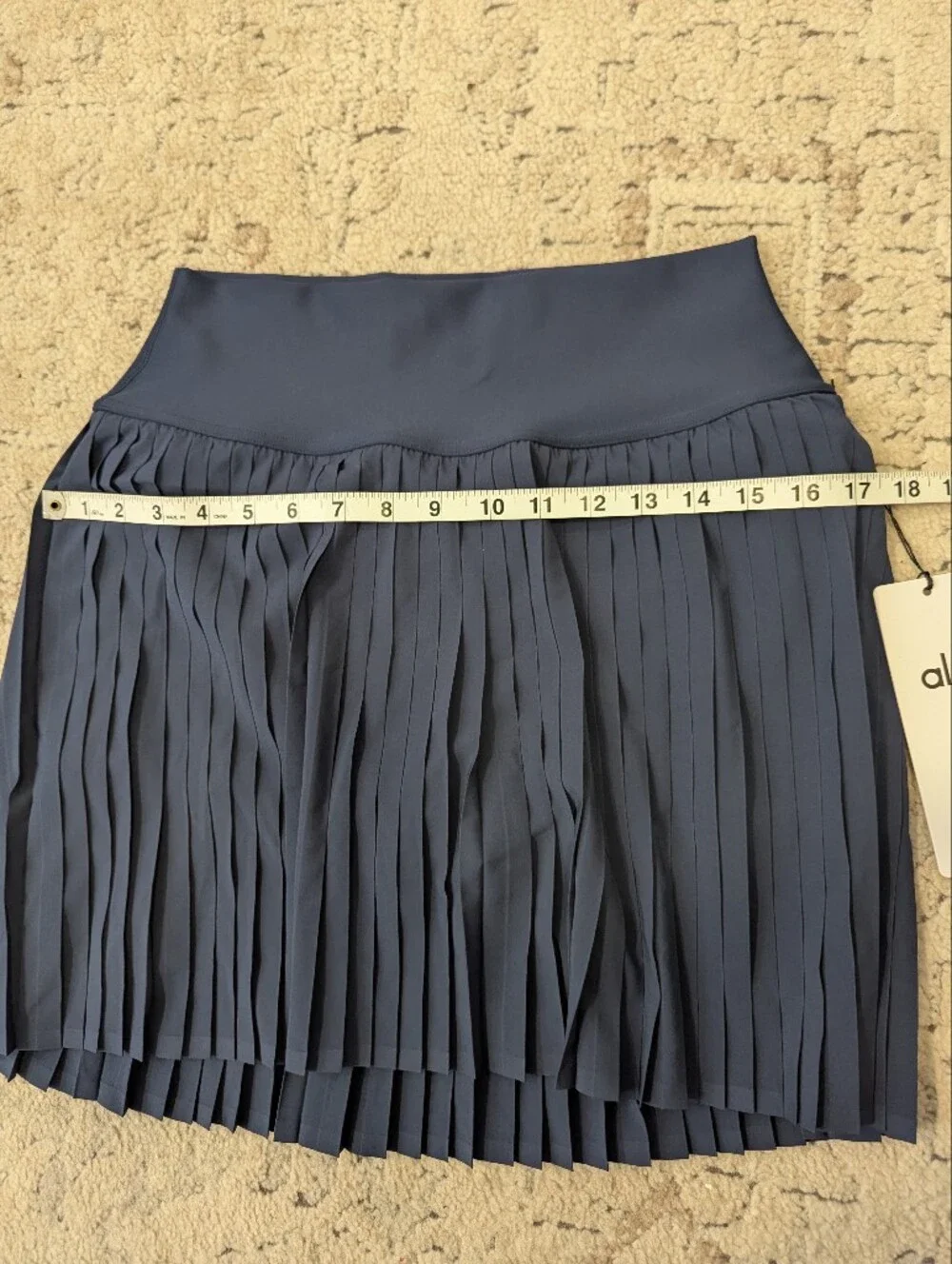 ALO Yoga Women's Grand Slam Tennis Pleated Mini Skirt Large NWT Preppy Chic